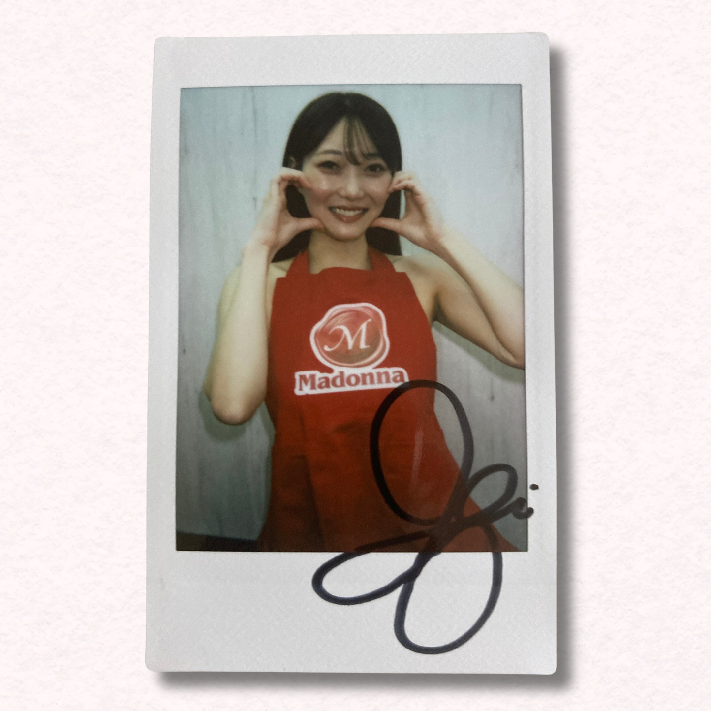 Ichika Cheki Instax Polaroid Photo Autographed Signed Authentic Japan