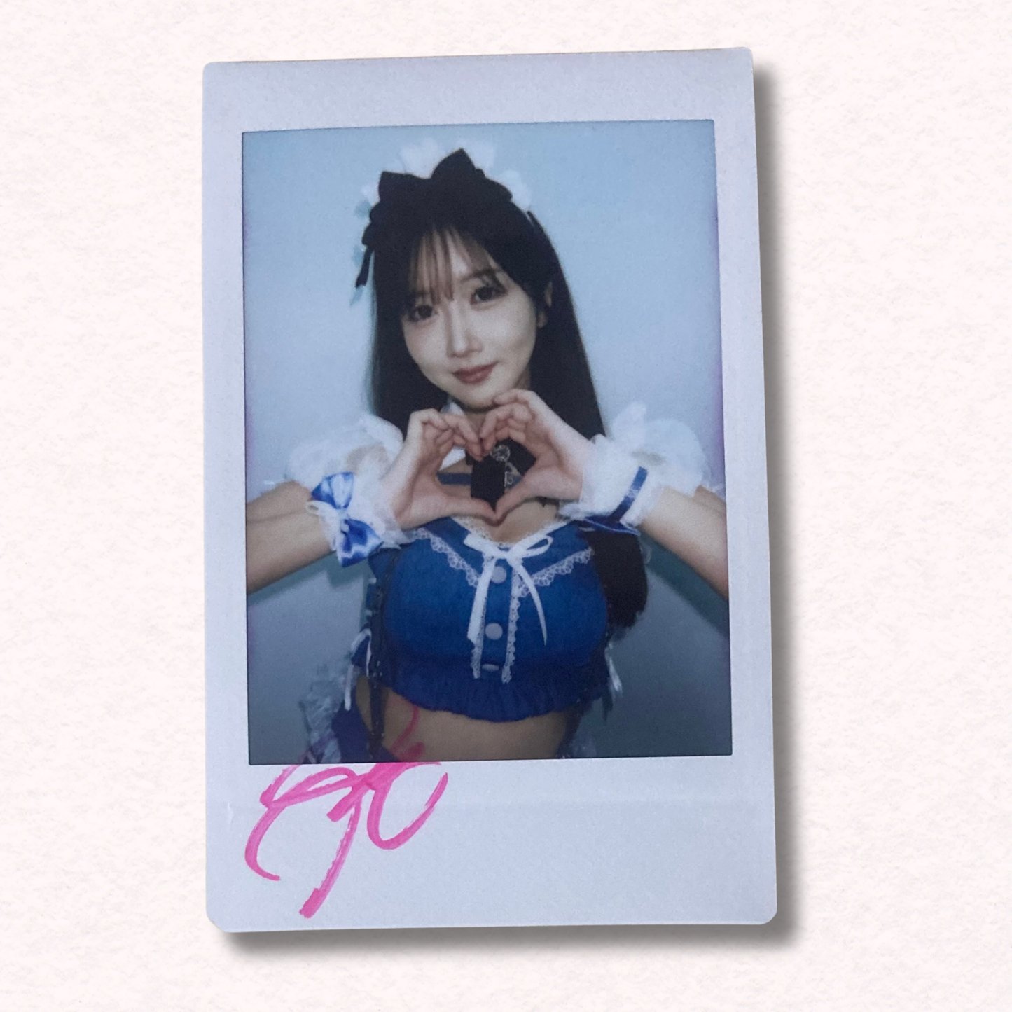 Hibiki Otsuki Cheki Instax Polaroid Photo Autographed Signed Authentic Japan