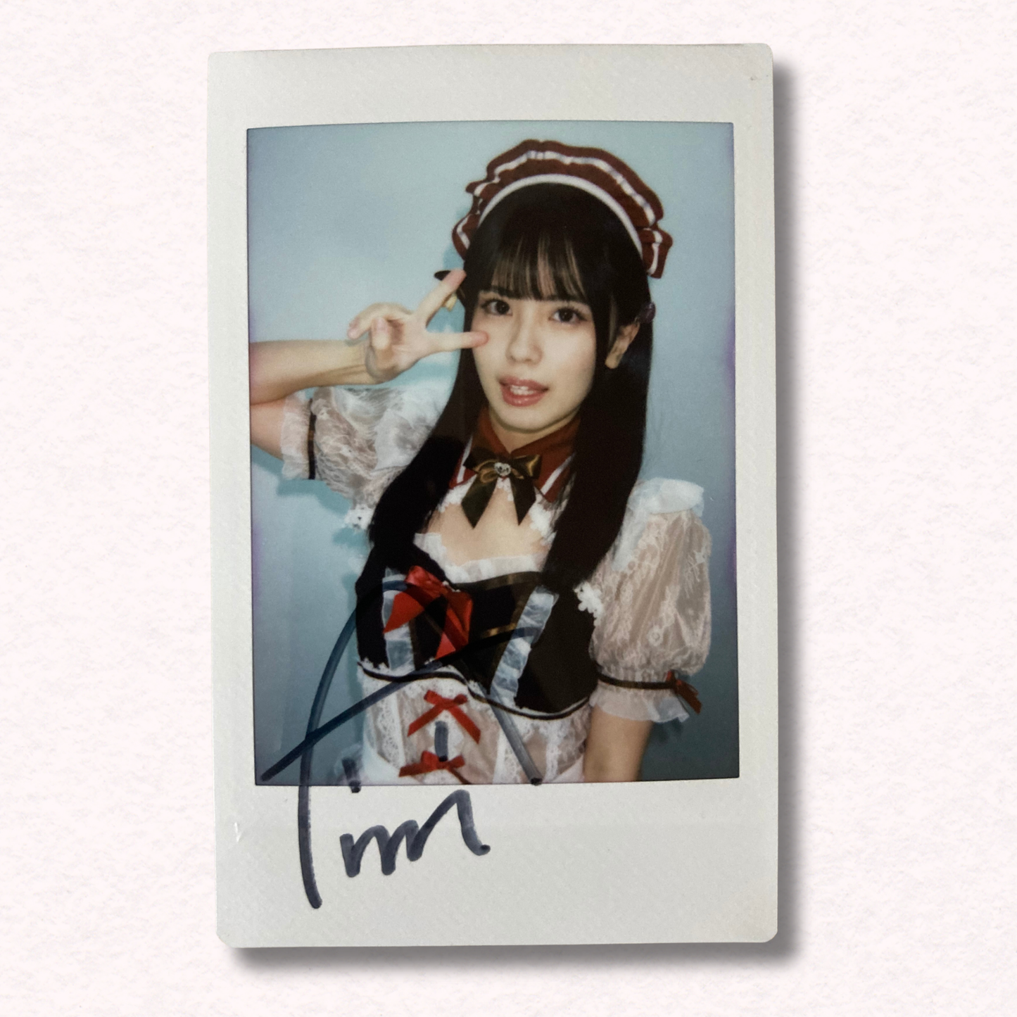 Airi Nagisa Cheki Instax Polaroid Photo Autographed Signed Authentic Japan