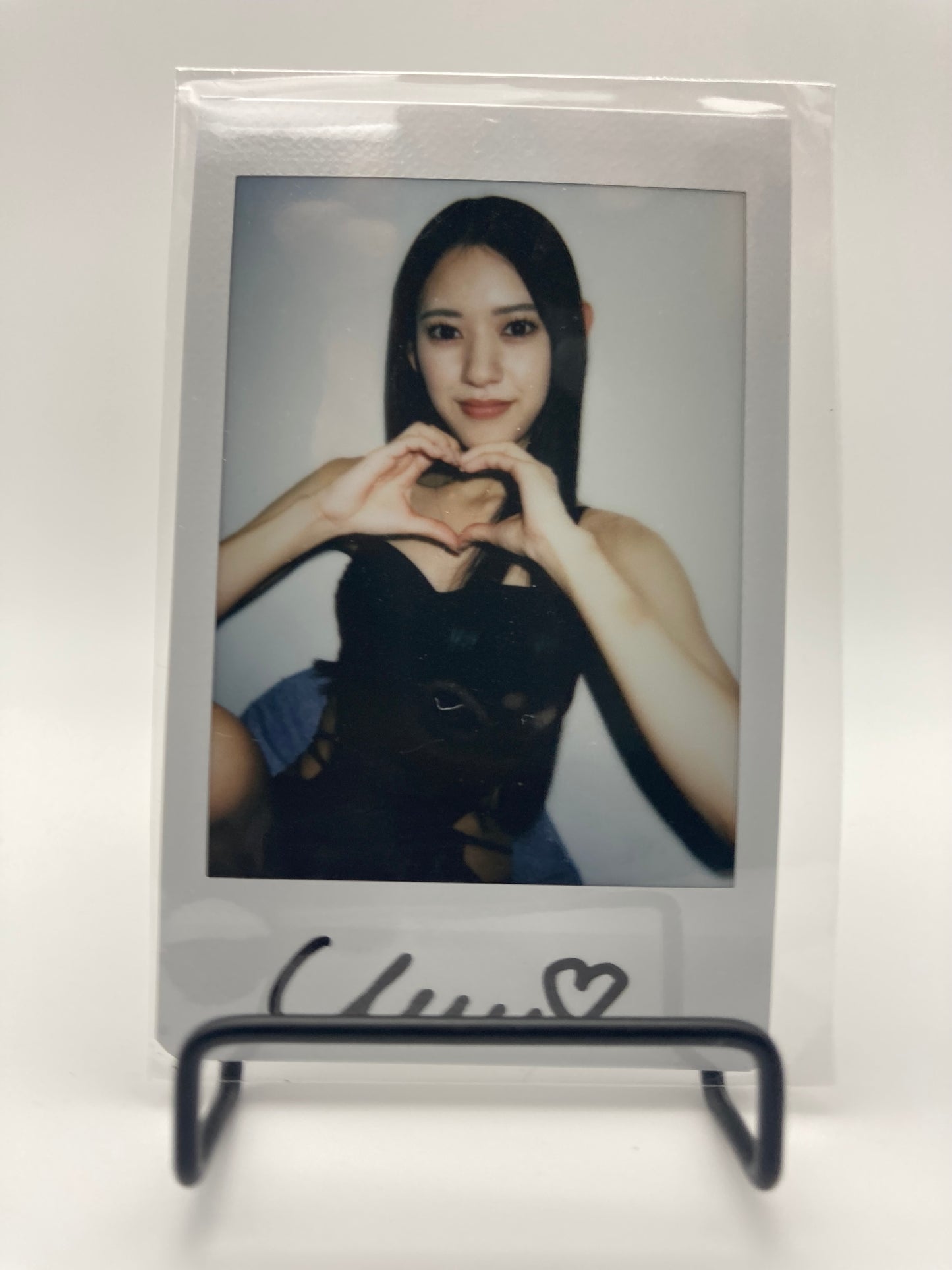 Umi Yatsugake Cheki Instax Polaroid Photo Autographed Signed Authentic Japan