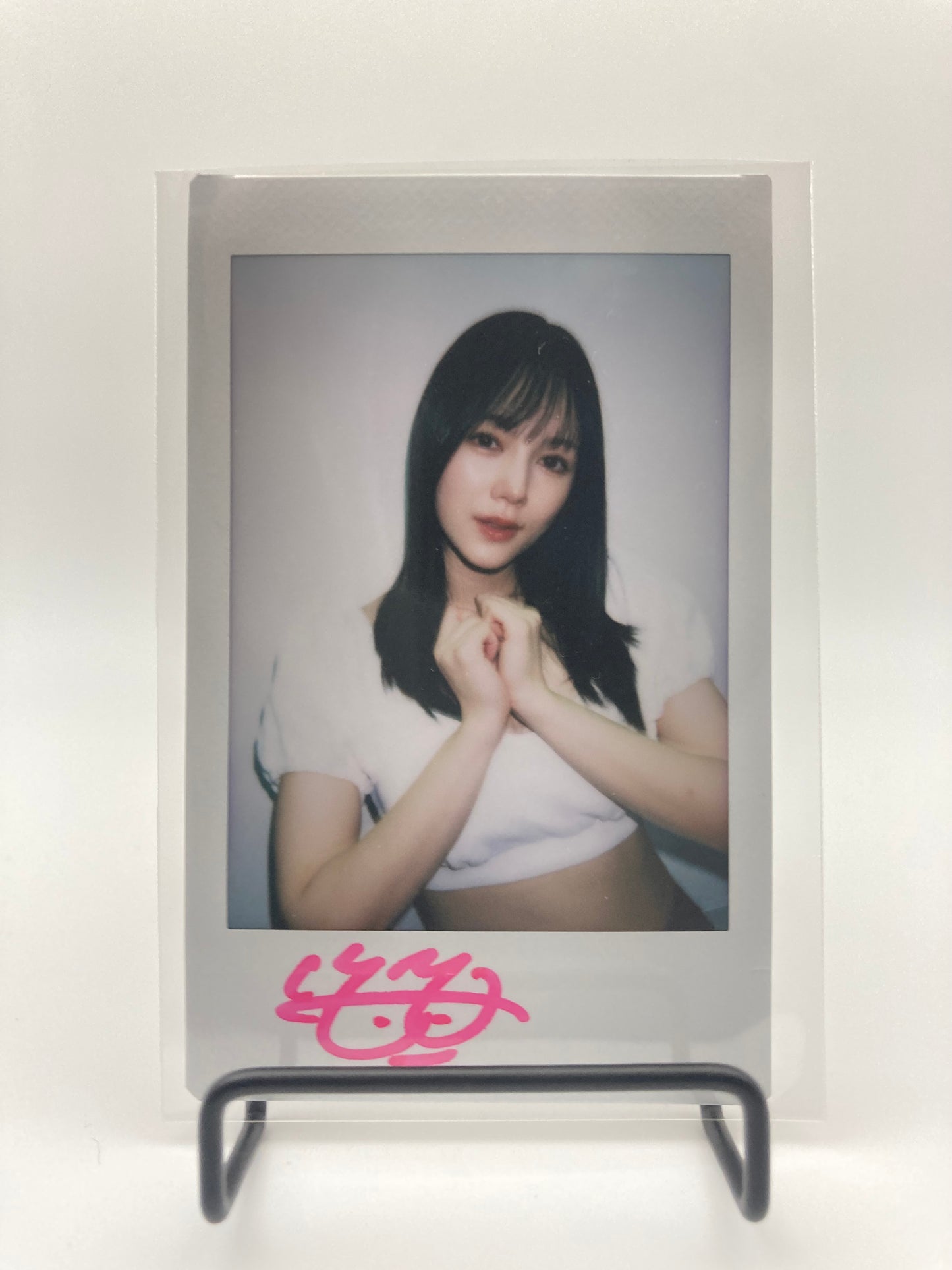 Remu Suzumori Cheki Instax Polaroid Photo Autographed Signed Authentic Japan