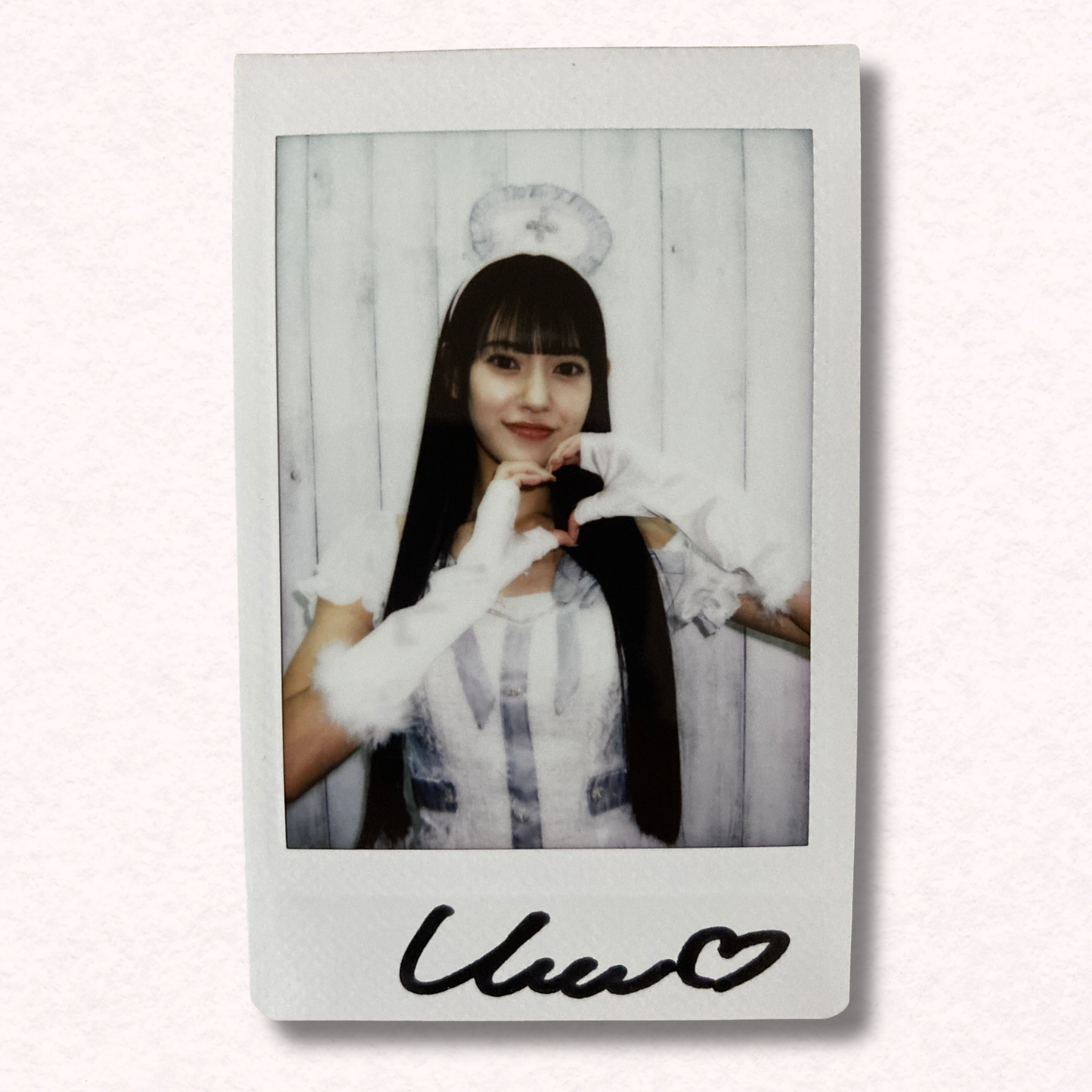 Umi Yatsugake Cheki Instax Polaroid Photo Autographed Signed Authentic Japan