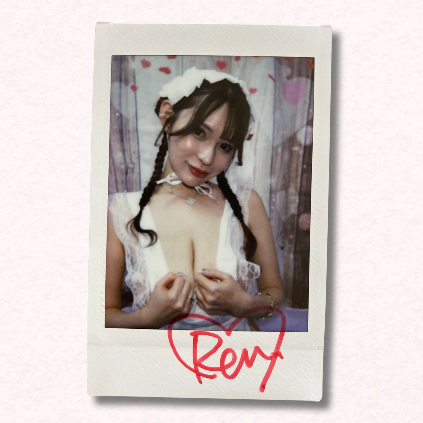 Ren Gojo Cheki Instax Polaroid Photo Autographed Signed Authentic Japan