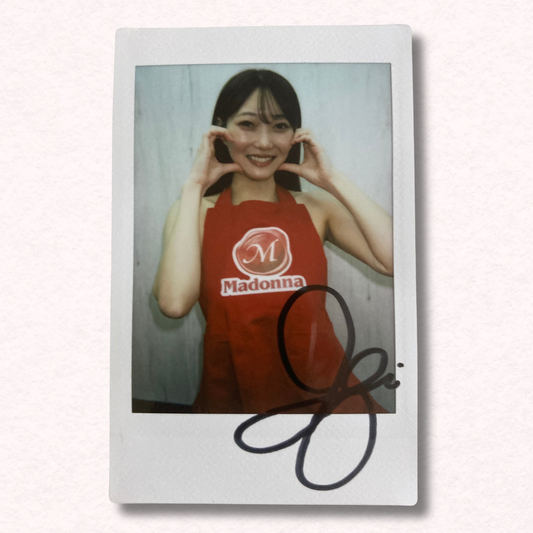 Ichika Cheki Instax Polaroid Photo Autographed Signed Authentic Japan