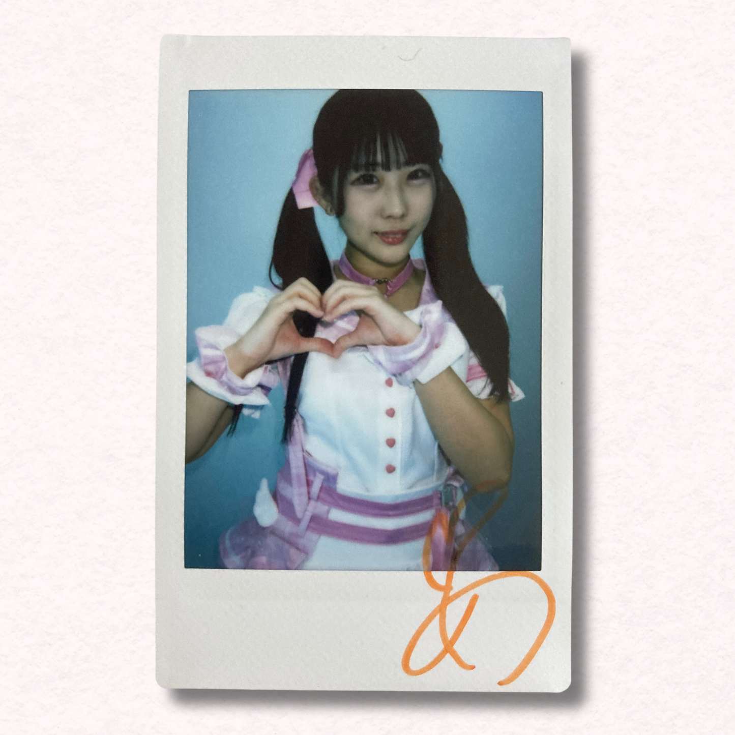 Noa Ashida Instax Polaroid Photo Autographed Signed Authentic Japan