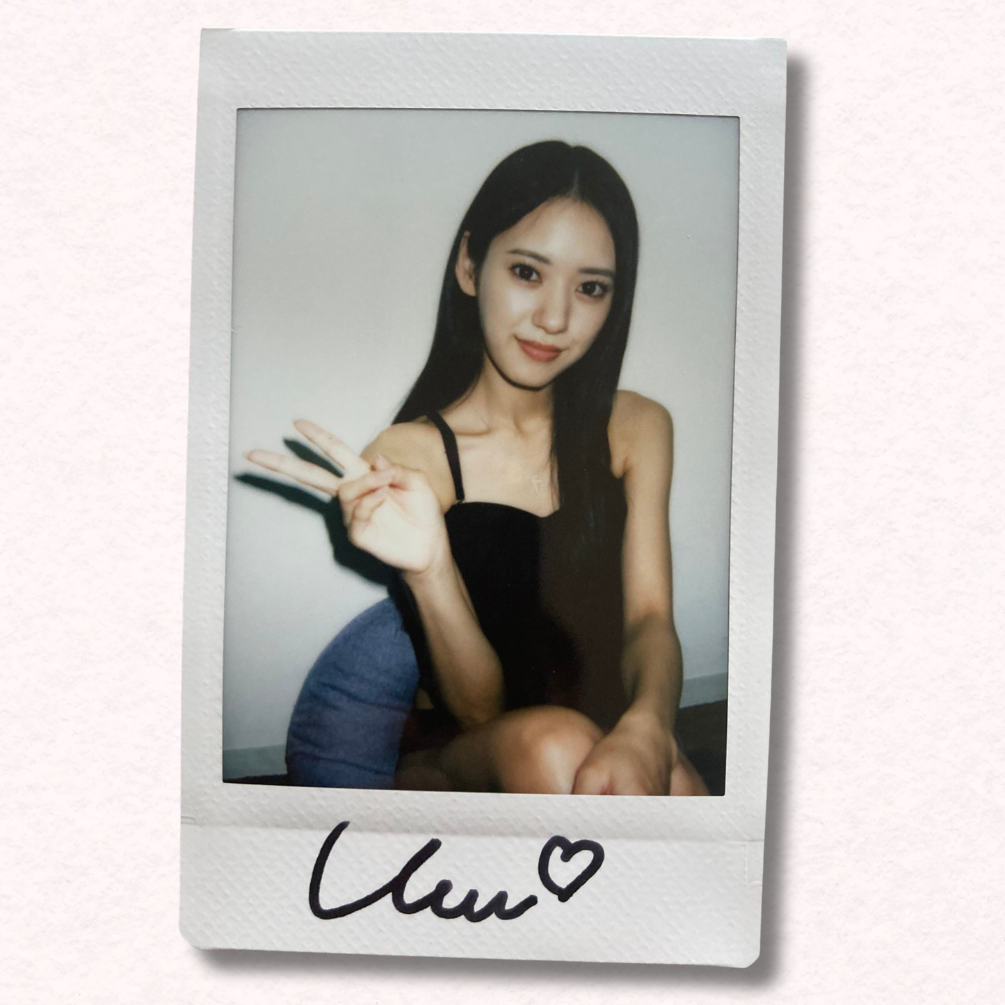 Umi Yatsugake Cheki Instax Polaroid Photo Autographed Signed Authentic Japan