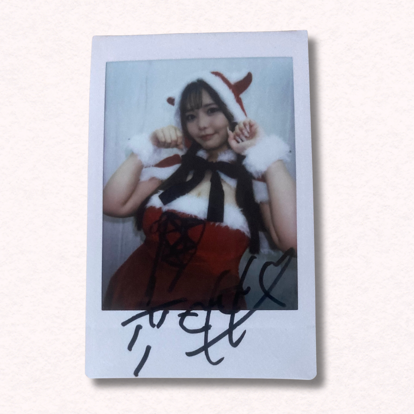 Momona Koibuchi Cheki Instax Polaroid Photo Autographed Signed Authentic Japan