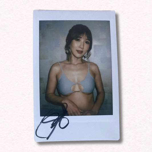 Hibiki Otsuki Cheki Instax Polaroid Photo Autographed Signed Authentic Japan