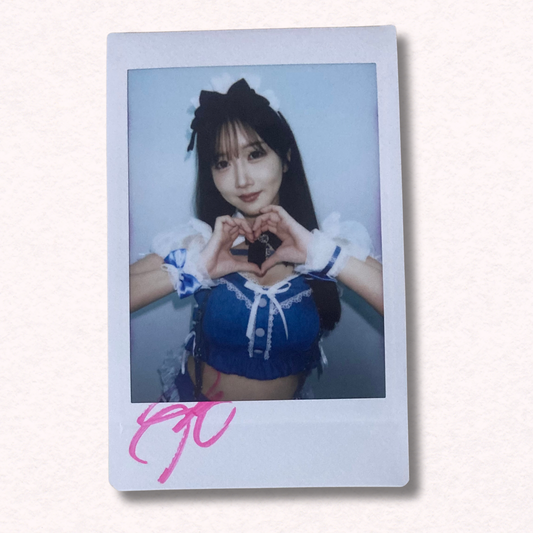 Hibiki Otsuki Cheki Instax Polaroid Photo Autographed Signed Authentic Japan