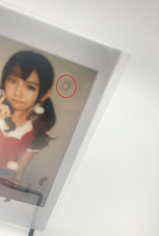 Arina Arata Cheki Instax Polaroid Photo Autographed Signed Authentic Japan