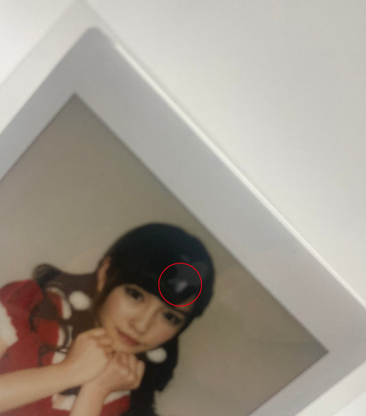 Arina Arata Cheki Instax Polaroid Photo Autographed Signed Authentic Japan