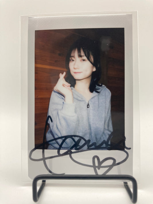 Kanna Seto Cheki Instax Polaroid Photo Autographed Signed Authentic Japan