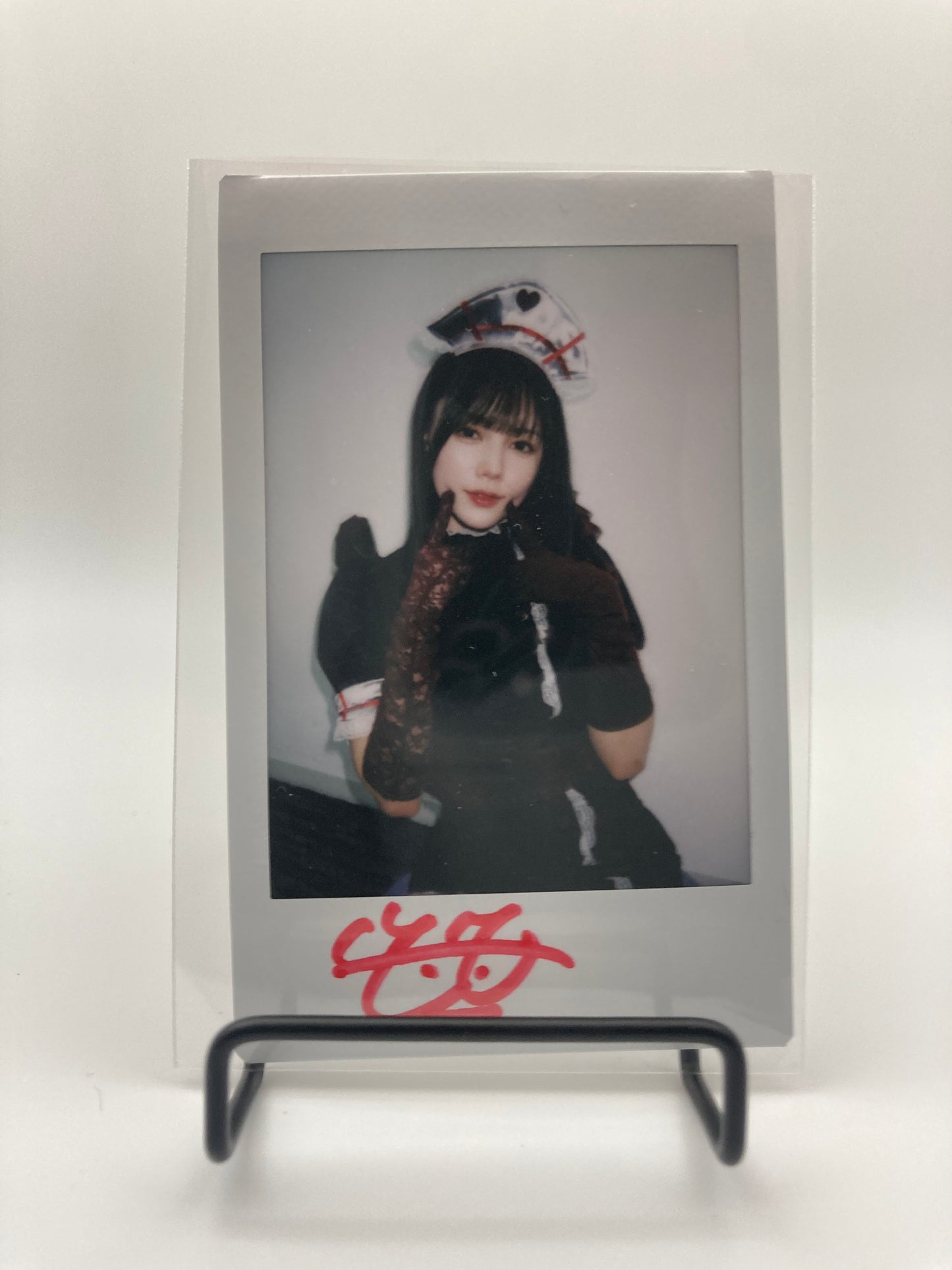 Remu Suzumori Cheki Instax Polaroid Photo Autographed Signed Authentic Japan