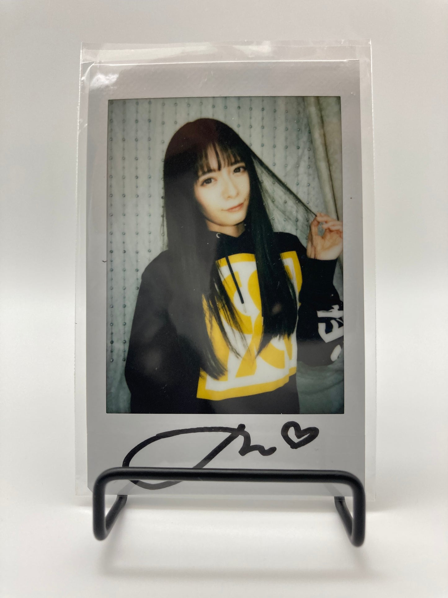 Non Nonoura Cheki Instax Polaroid Photo Autographed Signed Authentic Japan