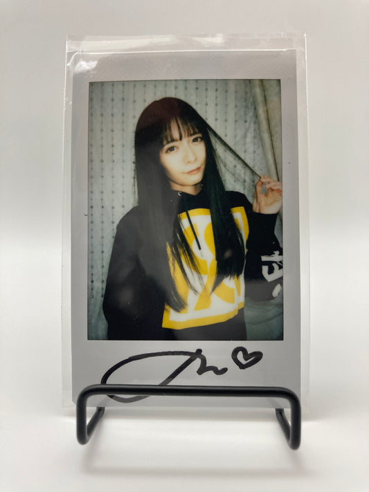 Non Nonoura Cheki Instax Polaroid Photo Autographed Signed Authentic Japan